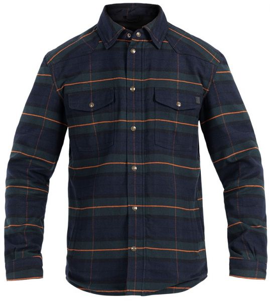 John Doe Motoshirt Vintage Dunkelgrau / Orange