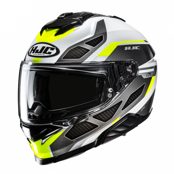 HJC i71 Integralhelm Zest MC3H Silber / Neongelb