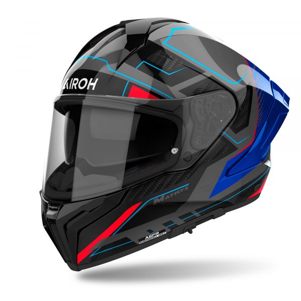 Airoh Matryx Rocket Integralhelm Grau / Schwarz / Blau / Rot
