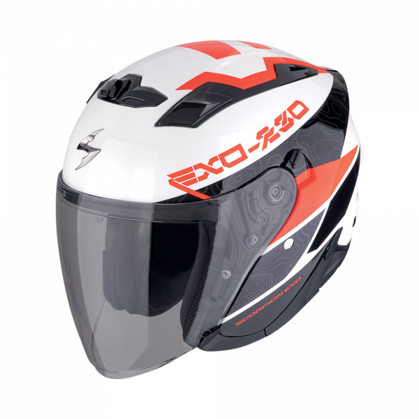 Scorpion Exo-230 Band Weiß / Schwarz / Rot (ECE 22-06)
