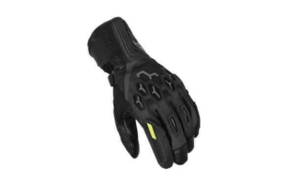 Macna Brawler wasserdichte Motorradhandschuhe Schwarz