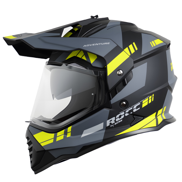 Rocc 500 Endurohelm Schwarz / Gelb