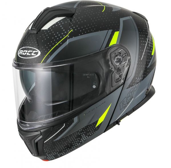 Rocc 810 Klapphelm Matt Grau / Gelb