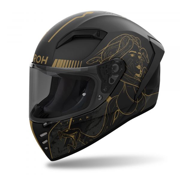Airoh Connor Titan Integralhelm Mattschwarz / Bronze