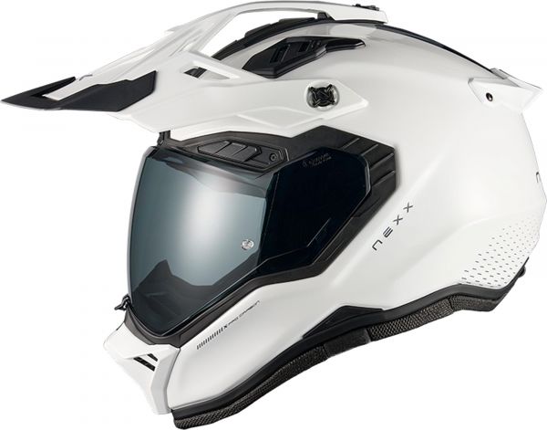 NEXX X.Rally Pro Carbon Adventurehelm Weiß