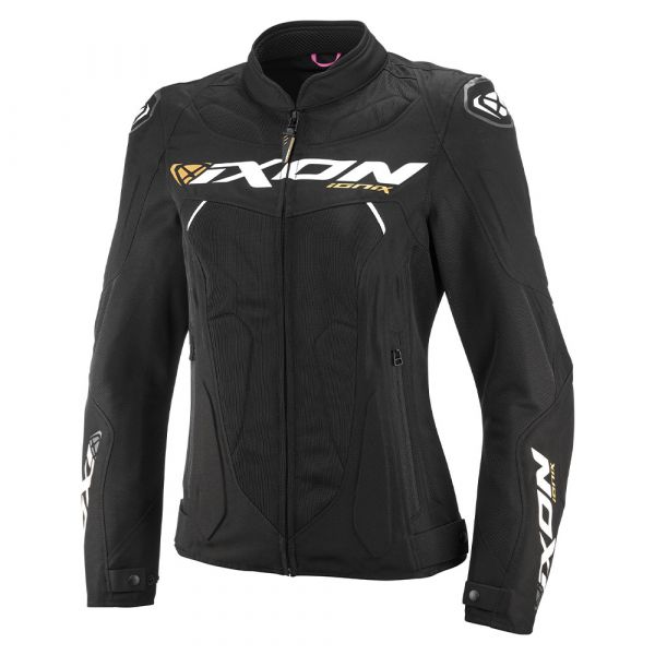 iXON Ionix Textiljacke Damen Schwarz / Weiß