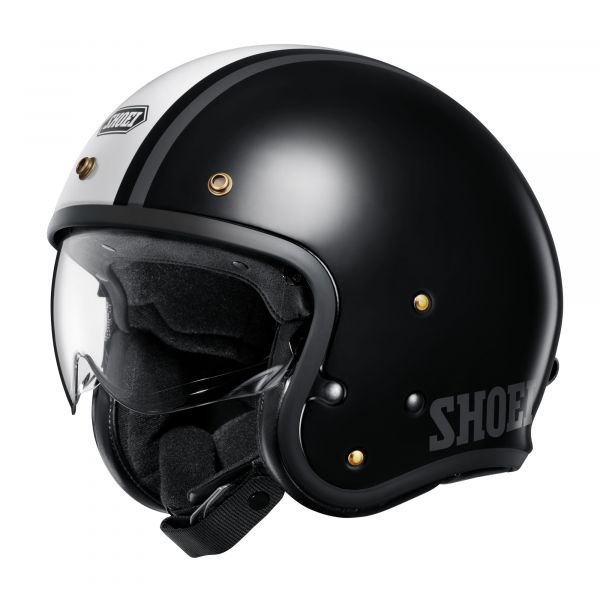 Shoei J.O2 Jethelm Aventure TC-5 Schwarz / Weiß
