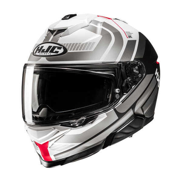 HJC i71 Integralhelm Viz MC1SF Weiß / Grau / Rot