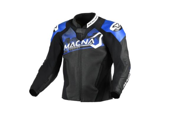 Macna Blitz Lederjacke Schwarz / Grau