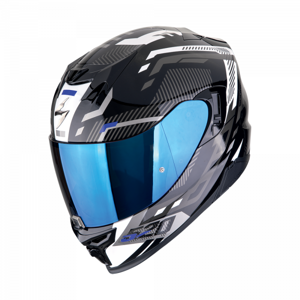 Scorpion EXO-520 Evo Air Ranka Schwarz / Weiß / Blau (ECE 22-06)
