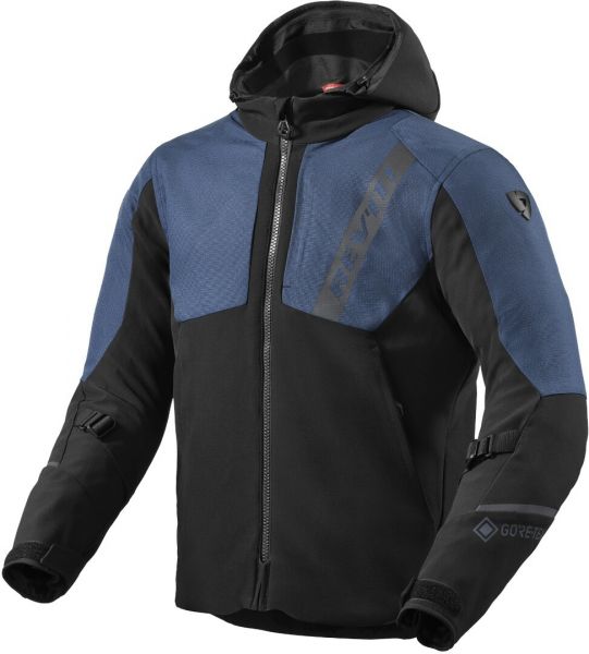REV'IT! Potential GTX wasserdichte Motorrad Textiljacke Dunkelblau / Schwarz