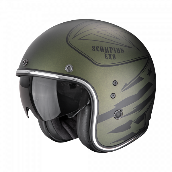 Scorpion Belfast Evo Jethelm Dawg Mattgrün (ECE 22-06)