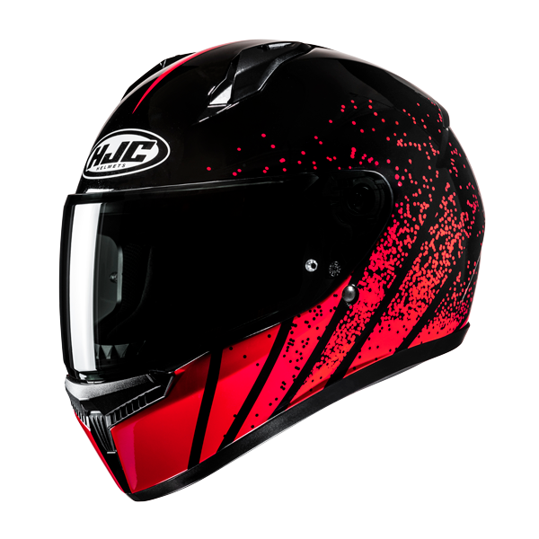 HJC C10 Integralhelm Haven MC1 Schwarz / Rot