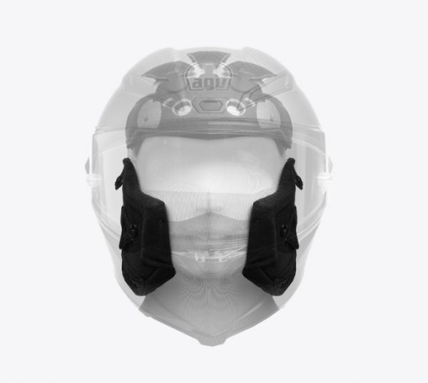 AGV Wangenpolster passend für Pista GP RR Grau / Cyan