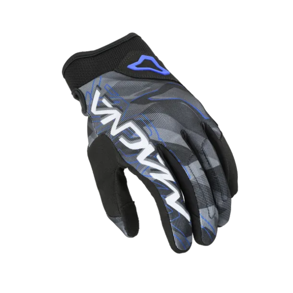 Macna Decode Kurzhandschuhe Schwarz / Blau / Weiß