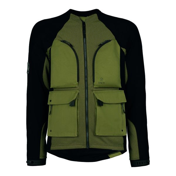 Knox Tor Protektor-Tourenjacke Grün