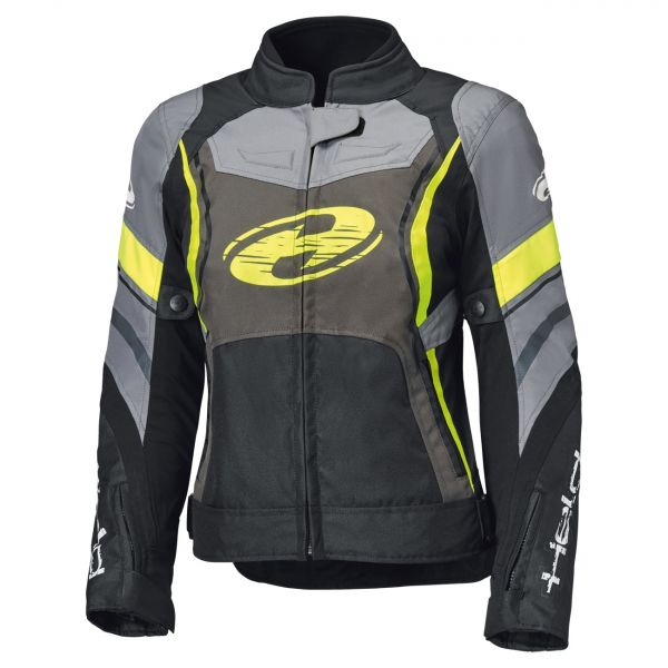 Held Baxley Top wasserdichte Motorrad Tourenjacke Damen Schwarz / Neongelb