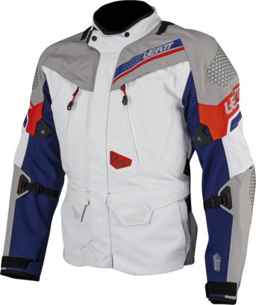 Leatt ADV DriTour 7.5 V24 Motorradjacke Grau / Blau / Rot