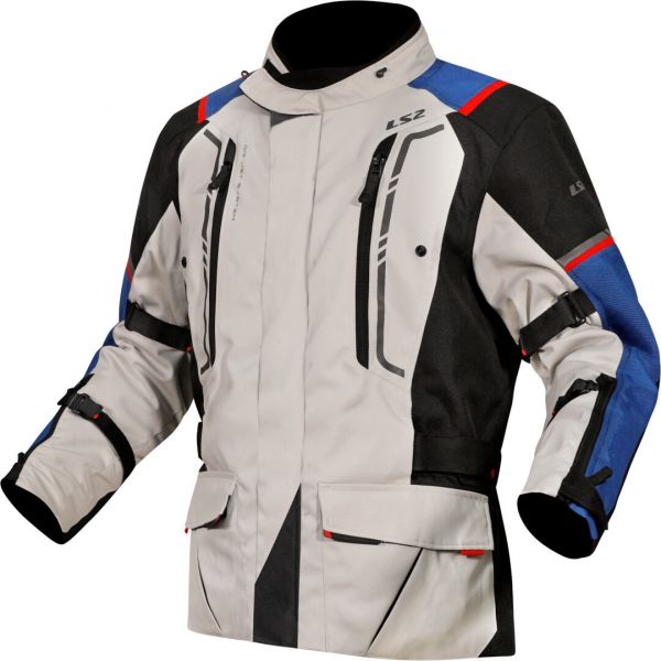 LS2 Narvik Winterjacke Blau / Schwarz / Grau