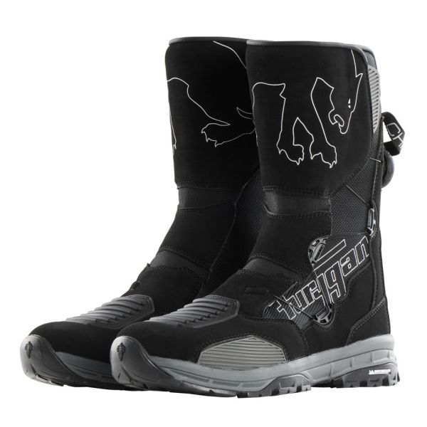Furygan Chattan D3O Motorradstiefel wasserdicht Schwarz