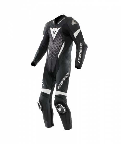 Dainese Laguna Seca 6 Lederkombi Einteiler perf. Schwarz / Weiß / Anthrazit