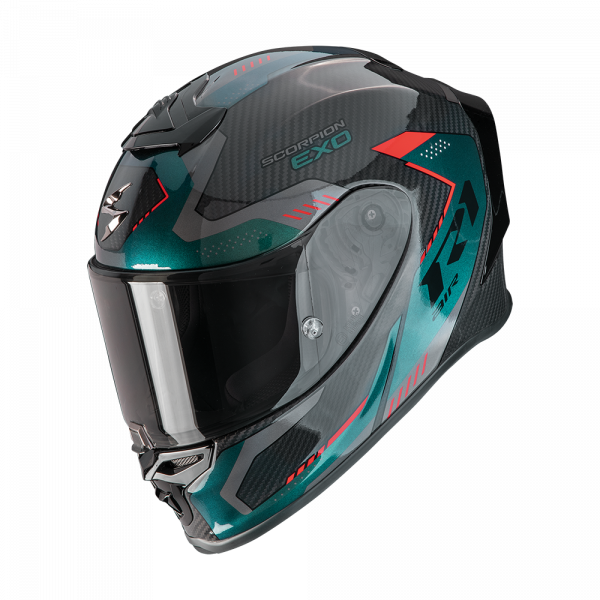 Scorpion EXO-R1 EVO Carbon Air Integralhelm Propel Schwarz / Grün (ECE 22-06)
