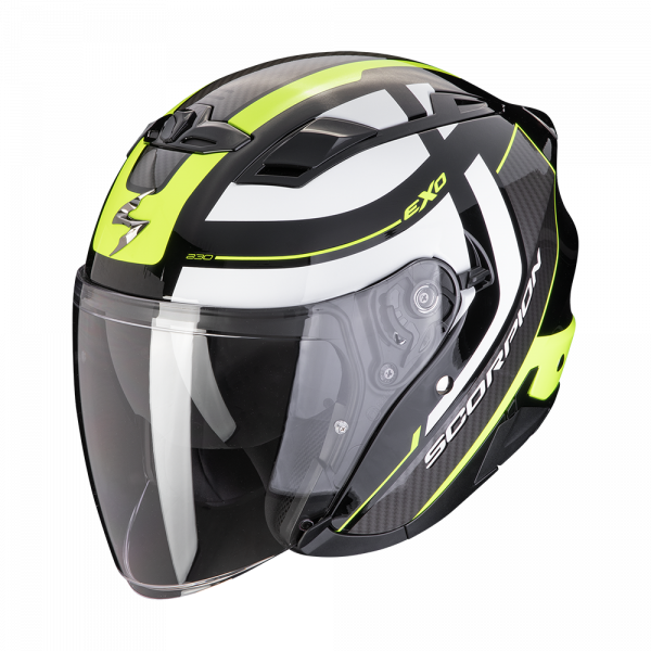 Scorpion Exo-230 Jethelm Pul Schwarz / Neongelb (ECE 22-06)