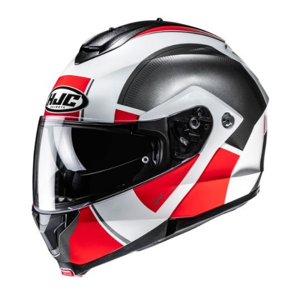 HJC C91N Klapphelm Jyn MC1 Grau / Weiß / Rot