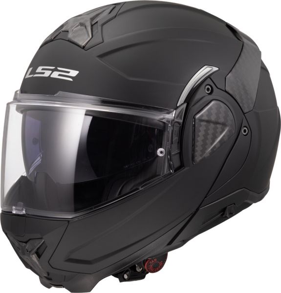 LS2 FF910 Advant II Klapphelm Solid Matt Schwarz - ECE 22-06