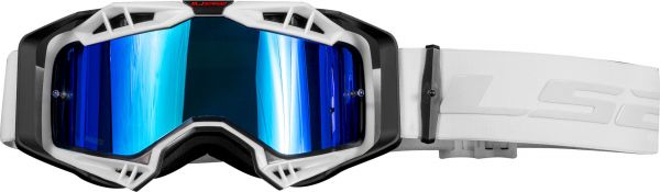 LS2 Aura Pro Crossbrille MX Goggle Weiß / Schwarz