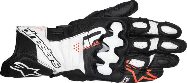 Alpinestars GP Plus R V3 Sport Handschuhe Schwarz / Weiß / Fluorot