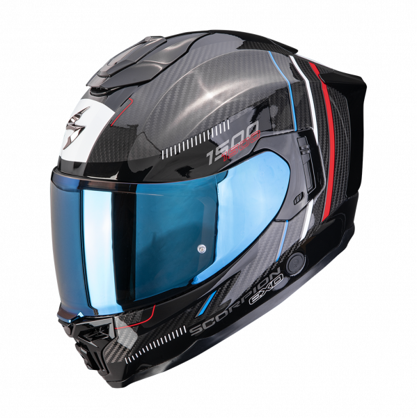 Scorpion EXO-1500 Carbon AIR Zity Schwarz / Rot / Blau
