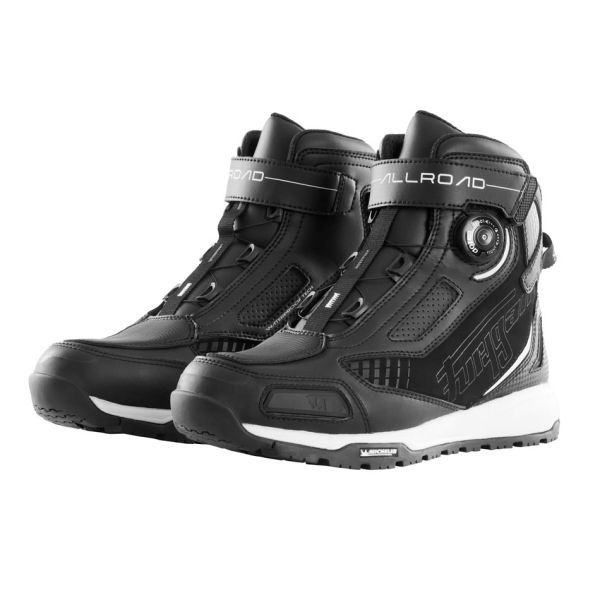 Furygan Allroad D3O Kurzstiefel wasserdicht Schwarz / Weiß