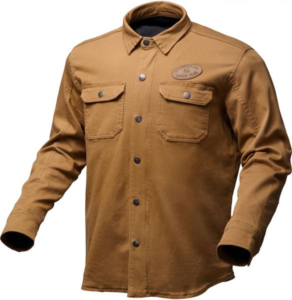 Modeka Oliwer Overshirt Hemd Beige