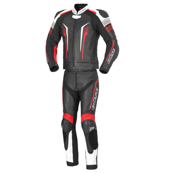 Büse Tormo Lederkombi 2tlg. Damen Schwarz / Rot
