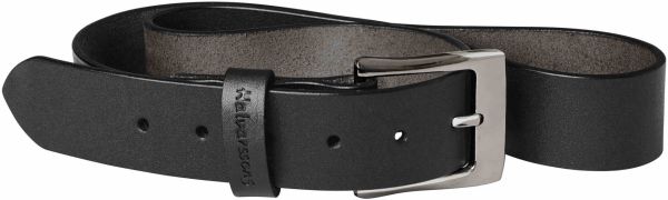 Halvarssons Belt Leder Gürtel Schwarz