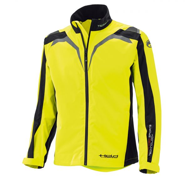 Held Rainblock 2 Top Regenjacke Damen Schwarz / Neongelb