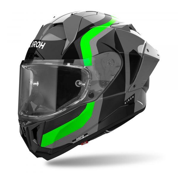 Airoh GP 800 Competition Integralhelm Grau / Schwarz / Grün