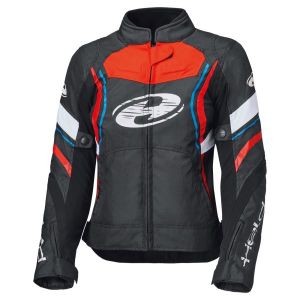 Held Baxley Top wasserdichte Motorrad Tourenjacke Damen Schwarz / Rot / Blau