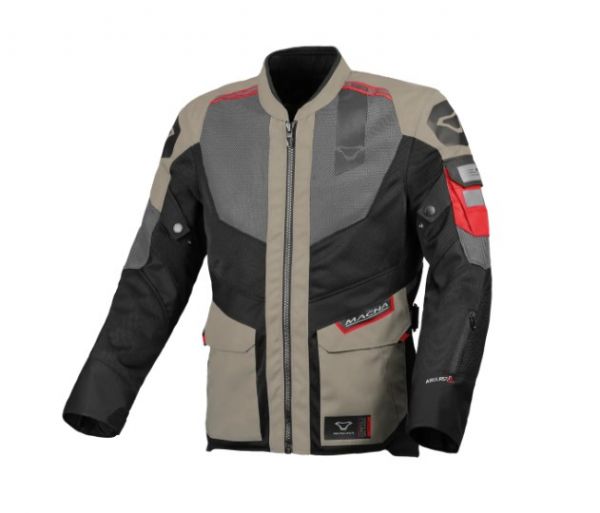 Macna Travelair belüftete Mesh-Jacke Taupe / Schwarz