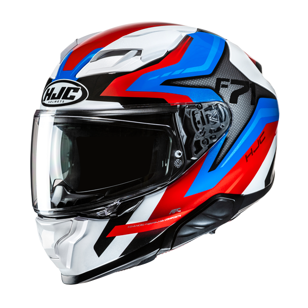 HJC F71 Integralhelm Fes MC21 Weiß / Blau / rot
