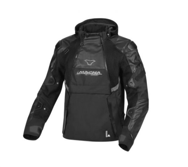 Macna Bradical wasserdichte Motorradjacke Schwarz