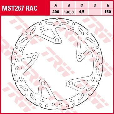 Lucas Bremsscheibe starr MST267RAC
