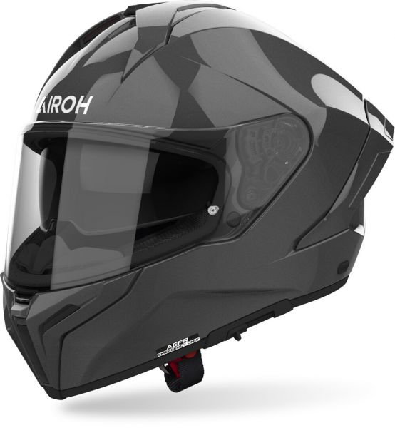 Airoh Matryx Integralhelm Unifarben Dunkel Grau