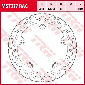 Lucas Bremsscheibe starr MST277RAC