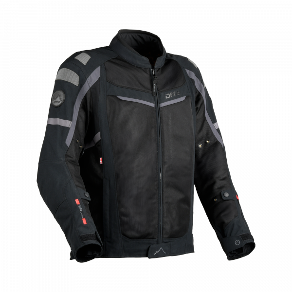 Dane Solskin Textiljacke Schwarz
