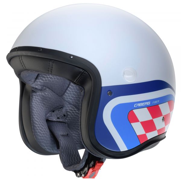 Caberg Freeride X Daytona Mattweiß / Blau / Rot