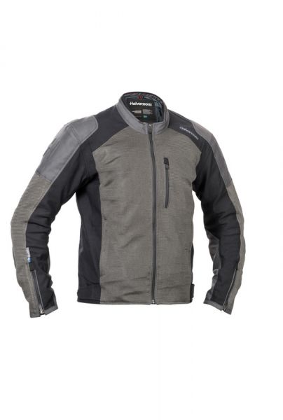 Halvarssons Arvika Textiljacke Schwarz Grau