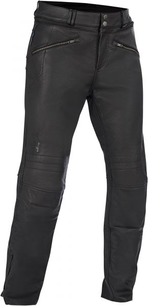 Halvarssons Storhagen Motorrad Lederhose Schwarz