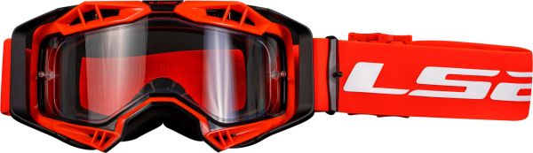 LS2 Aura Enduro Series Crossbrille Goggle Rot